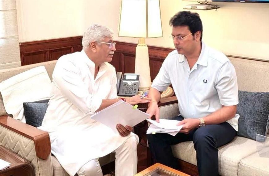 কেন্দ্রীয় পর্যটন ও সংস্কৃতি মন্ত্রীর সঙ্গে বৈঠকে ত্রিপুরার পর্যটন ও ঐতিহ্য সংরক্ষণে একাধিক দাবি তুললেন সাংসদ বিপ্লব কুমার দেব