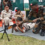 এনসিসি ক্যাডেটদের জন্য অস্ত্র ও সামরিক সরঞ্জাম প্রদর্শনীর আয়োজন আসাম রাইফেলসের