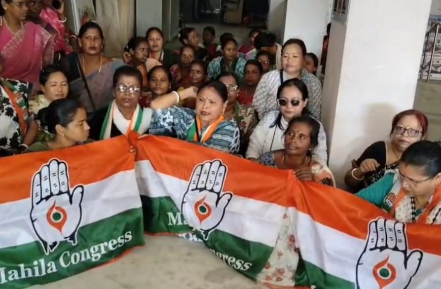 মহিলা কমিশনে মহিলা কংগ্রেসের বিক্ষোভ, পুলিশের সঙ্গে ধস্তাধস্তি; উত্তেজনা