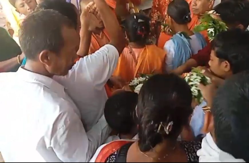খার্চি পূজা উপলক্ষে ২৯ বছর ধরে কুমার পূজার আয়োজন শান্তি কালী সেবাশ্রমের