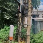 মলয়নগর বাইপাস সংলগ্ন এলাকায় ট্রান্সফরমারে আগুন, অল্পের জন্য বড় দুর্ঘটনা এড়াল দমকল
