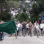 পরিবেশ রক্ষায় সবুজ বার্তা, ৭৭তম রাজ্যভিত্তিক বনমহোৎসব উপলক্ষে আগরতলায় সাইকেল র্যালি