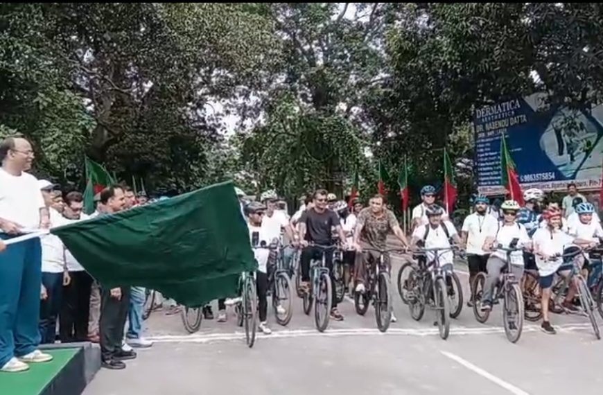 পরিবেশ রক্ষায় সবুজ বার্তা, ৭৭তম রাজ্যভিত্তিক বনমহোৎসব উপলক্ষে আগরতলায় সাইকেল র্যালি