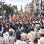 দিল্লির ঘটনাকে কেন্দ্র করে আগরতলায় বিজেপির বিক্ষোভ মিছিল, কংগ্রেসকে তীব্র আক্রমণ প্রদেশ সভাপতির