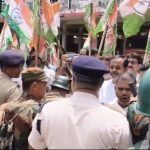 চন্দ্রপুরে কংগ্রেস কর্মীদের ওপর হামলার অভিযোগ, অভিযুক্তদের গ্রেপ্তারের দাবিতে ধর্মনগর থানায় বিক্ষোভ