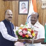 রাজ্যপালের সঙ্গে নবনিযুক্ত উপাচার্যের সৌজন্য সাক্ষাৎ