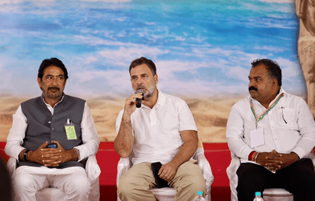 সীমানা পুনর্নির্ধারণ নিয়ে রাজনৈতিক তরজা, রাহুলের পাশে কংগ্রেস; ‘বংশবাদী রাজনীতি’ কটাক্ষ বিজেপির