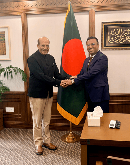 ভারতের মাটি থেকে শেখ হাসিনার রাজনৈতিক বক্তব্য নয়, ভারতীয় হাইকমিশনারের কাছে বাংলাদেশের আবেদন