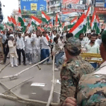পটনায় আরজেডির রাজভবন অভিযান ঘিরে উত্তেজনা, ব্যারিকেড ভাঙার চেষ্টা বিক্ষোভকারীদের