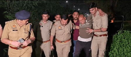 উত্তরপ্রদেশে খুনের মামলায় ২৫ হাজার টাকা পুরস্কার ঘোষিত অপরাধী পুলিশের এনকাউন্টারে গ্রেফতার