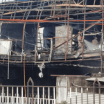 কলকাতার কাছে গাড়ির শোরুমে ভয়াবহ আগুন, পুড়ে ছাই ২২টি নতুন গাড়ি