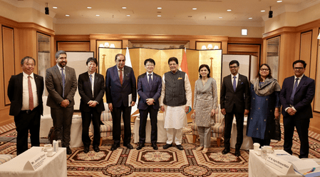 জাপান সফরে বৃহত্তর বিনিয়োগ ও শক্তিশালী শিল্প অংশীদারিত্বের আহ্বান পীযূষ গোয়েলের