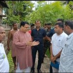 শ্রীরামপুর-গোলকপুর সড়ক পরিদর্শনে মন্ত্রী টিংকু রায়, শীঘ্রই শুরু হবে নির্মাণকাজ