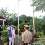 মন্ত্রী বিকাশ দেববর্মার সরকারি বাসভবনে মর্যাদায় স্বাধীনতা দিবস পালন