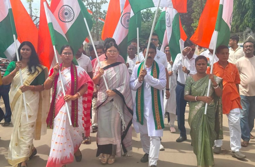 ধর্মনগরে বিশাল তিরঙ্গা যাত্রা, ‘প্রতি ঘরে তিরঙ্গা’ কর্মসূচির সমাপ্তি