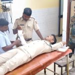 নাকা পয়েন্টে কর্তব্যরত টিএসআর জওয়ানকে ধাক্কা দিয়ে পালাল নম্বরবিহীন গাড়ি
