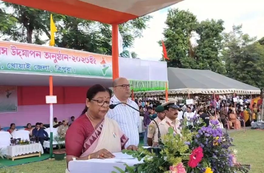 তেলিয়ামুড়ায় যথাযোগ্য মর্যাদায় স্বাধীনতা দিবস&hellip;
