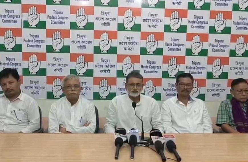 সুদীপ রায় বর্মণকে বহিষ্কারের প্রতিবাদে সরব প্রদেশ কংগ্রেস, মুখ্যমন্ত্রীর পদত্যাগ দাবি