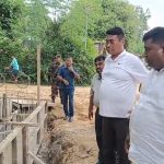 নির্মাণকাজে ইঞ্জিনিয়ারের অনুপস্থিতি, ক্ষুব্ধ মন্ত্রী বিকাশ দেববর্মা