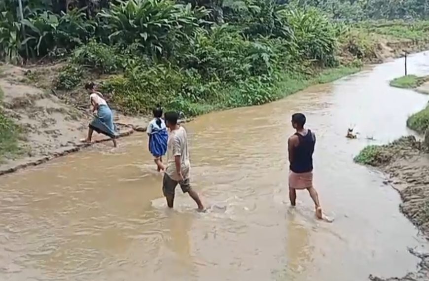 বছরের পর বছর প্রতিশ্রুতিই সার, নদী পার হয়েই জীবনযাপন সিমনা-রবিচরণ এলাকার মানুষের