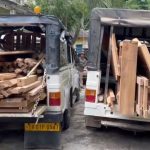 অবৈধ ফার্নিচার কারখানায় বন দফতরের অভিযান, ঘনিয়ামারায় উদ্ধার বিপুল কাঠ ও তৈরি আসবাব