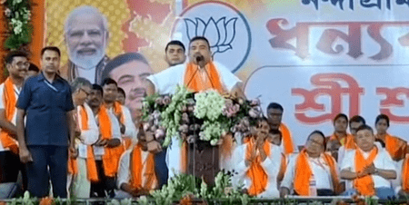 নন্দীগ্রামে ছয়মুখী লড়াই, নজর দ্বিতীয় স্থানে