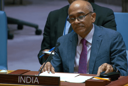 নিরাপত্তা পরিষদে ভারতের ২০২৮-২৯ মেয়াদের প্রার্থিতায় শান্তিরক্ষা অগ্রাধিকার: পি হরিশ