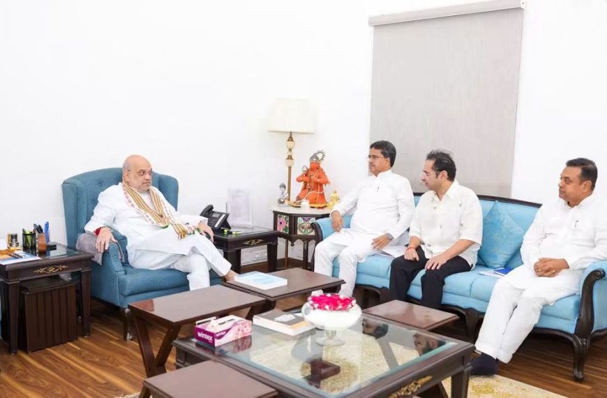 স্বরাষ্ট্রমন্ত্রীর সঙ্গে বৈঠকে মুখ্যমন্ত্রী, সঙ্গে উপস্থিত প্রদ্যোত- সম্বিত