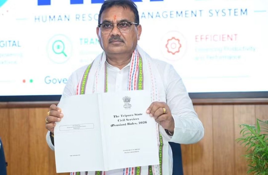 প্রধানমন্ত্রীর দেখানো পথে ত্রিপুরাকেও ডিজিট্যাল ত্রিপুরা তৈরী করার কাজ চলছে: অর্থমন্ত্রী