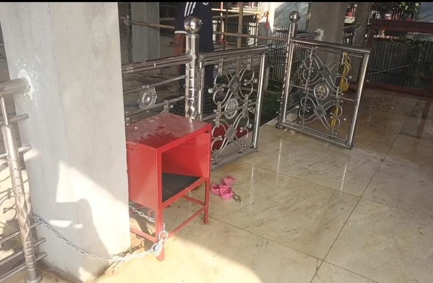 বার্ষিক পূজার দিনেই মন্দিরে দুঃসাহসিক চুরি, চাঞ্চল্য বিশালগড়ে