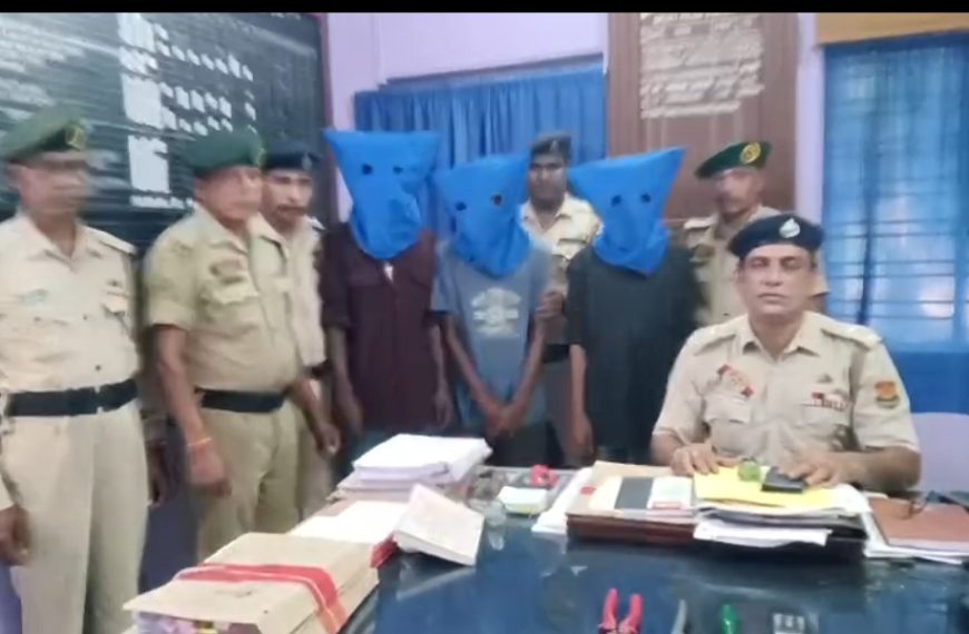 একের পর এক চুরি কাণ্ডে সাফল্য, তিন সদস্যের চোরের গ্যাং গ্রেফতার আমতলী থানার পুলিশের