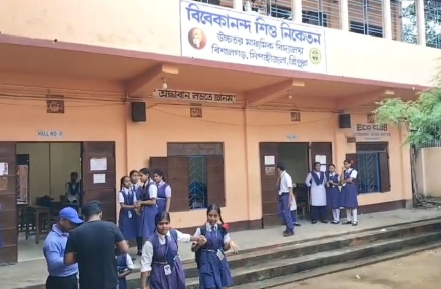 বিশালগড়ে ফের চুরির ঘটনা, স্কুলের বৈদ্যুতিক তার নিয়ে চম্পট চোরের দল
