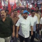 বামুটিয়ায় মানিক সরকারের কনভয়ে হামলার অভিযোগ, আগরতলায় সিপিআইএমের বিক্ষোভ মিছিল